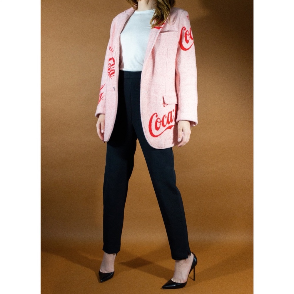 Dolce and Gabanna Fall 2011 mens runway Coca-Cola wool blazer.